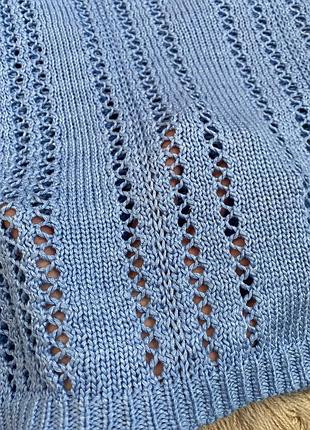 Укорочений вʼязаний светр 6
