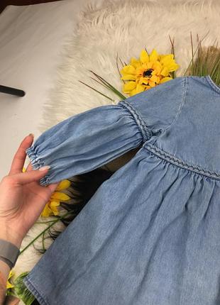 Джинсова сукня на 3-4 роки 4