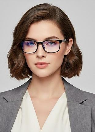 Очки для имиджа с прозрачной линзой 499