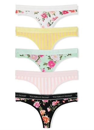 Набір трусиків вікторія сікрет victoria’s secret стрінги s