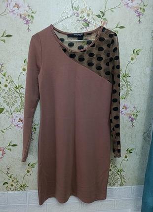 Платье с сеткой