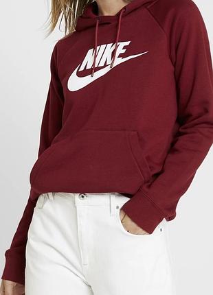 Жіноче худі nike бордового кольору в розмірі m