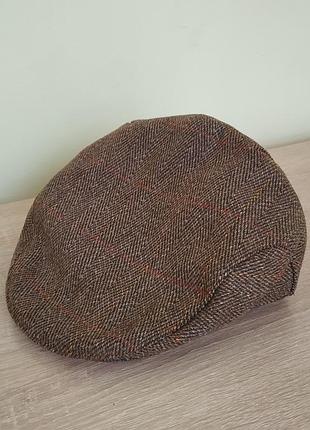 Чоловіча кепка-восьмиклинка, хуліганка wwk tweed flat cap з teflon 57 см (s)