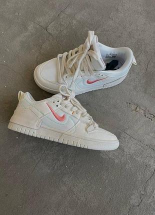 Кроссовки nike sb dunk low disrupt 2 "pale ivory pink”