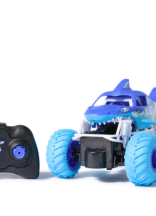 Monster jam внедорожник джип на радиоуправлении 1 24 megalodon ice remote control car
