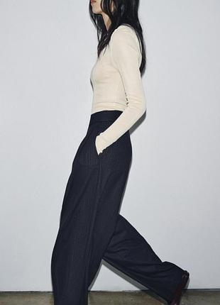 Брюки широкие