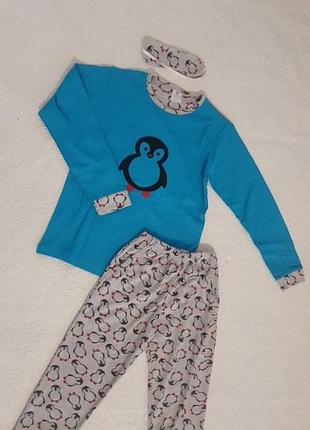 Підліткові комплекти кофта штани з інтерлоку гарної якості 100% котон 
дитяча пижама кофта штани