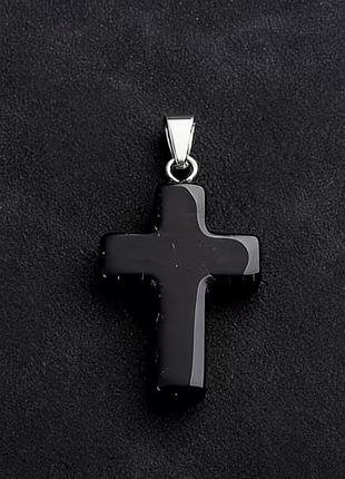 Підвіска хрестик шнур 45+5 см.