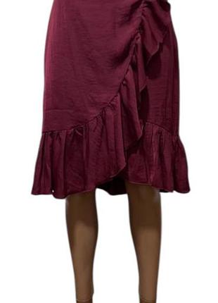 Дуже гарна жіноча спідниця юбка з воланами на запах