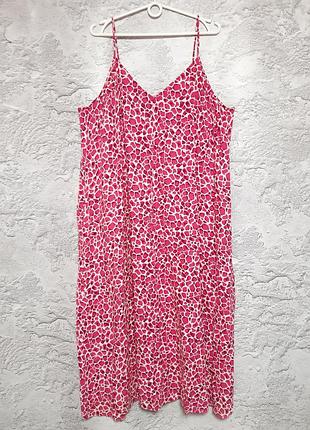 Шикарный натуральный сарафан большого размера 20