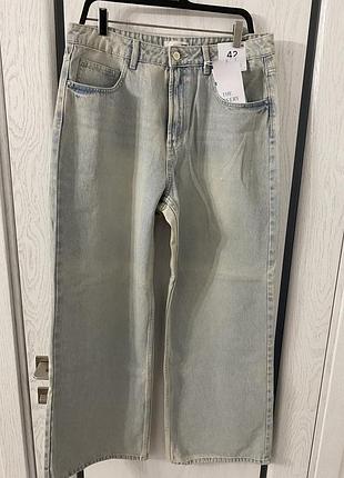 Новые модные широкие джинсы 50 р