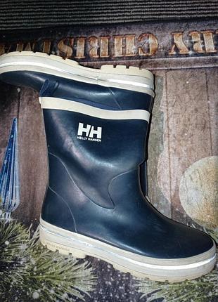 Гумові чоботи підліткові короткі helly hansen, р.35/36