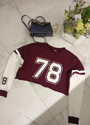 Укорочений світшот h&m, розмір м