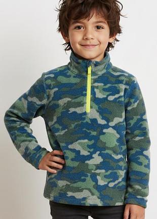 Mountain warehouse флиска камуфляж флисовая кофта на мальчика