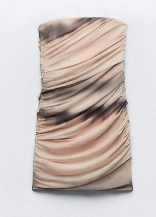 Платье корсетное, zara, размер xl