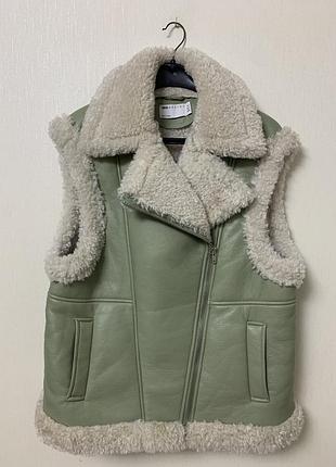 Asos жилетка дубленка