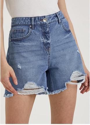 Ідеальні 20 розмір батал цупкі жіночі трендові базові джинсові шорти батал