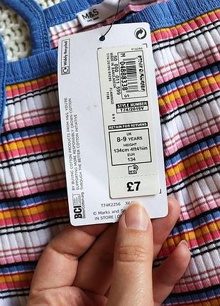 Новая детская майка, хлопок, на 8-9 лет 2