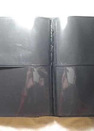 Черный фотоальбом 10 на 15 см пленки, черный фон, б у