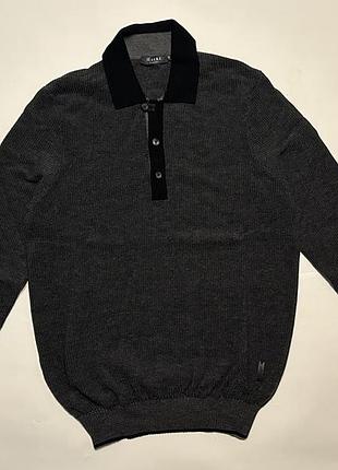 Шерстяное поло, тенниска, батник с длинным рукавом maerz muenchen