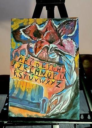 Чувственные чудеса, демогоргон. авторская картина ручной работы