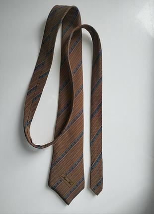 Вінтажна краватка смугаста галстук jacques fath paris
