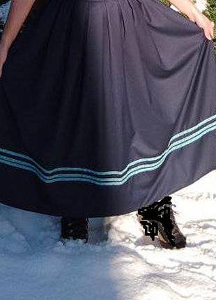 Новая юбка к вышиванке оверсайз