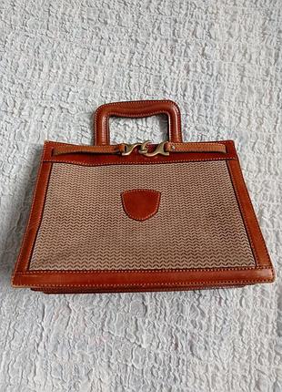 Винтажная сумка кожаная реставрация