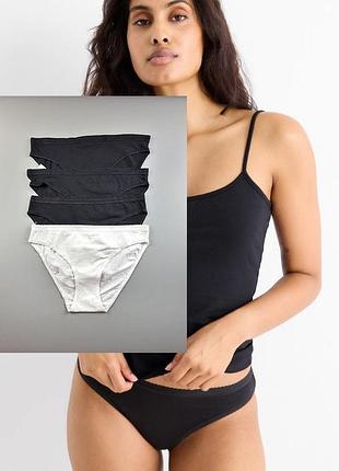 Комплект из 4х трусиков c&a