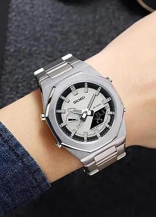 Часы спортивные скмей skmei 1816sibk, тактические военные часы для зсу, часы ks-369 для мужчины