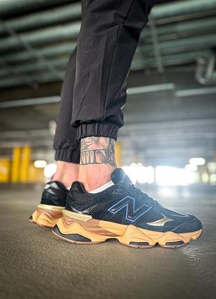 Кросівки чоловічі new balance 9060 black royal gum! кроссовки мужские new balance 9060!
