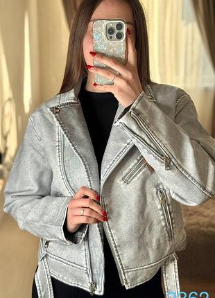 Куртка косуха серая с м л