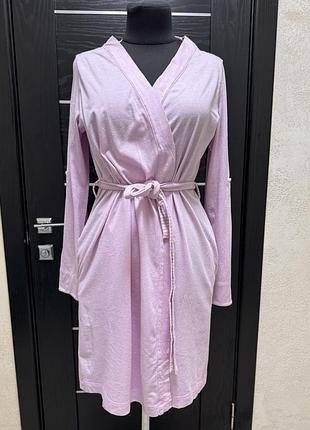 Міні халат ніжно рожевий, бавовна