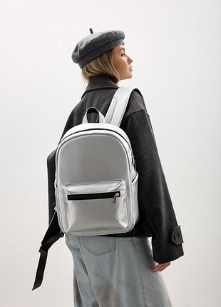 Женский рюкзак sambag talary серебро