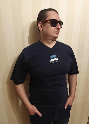 Мужская темно-синяя спортивная футболка errea professional, размер xl