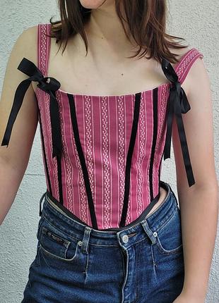 Корсет на шнуровці , декоратичний