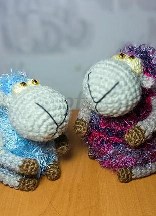 Чувствительное овечки. вязаные игрушки