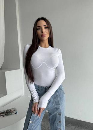 Лонгслив боди