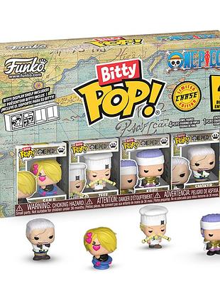 Набір ігрових фігурок bitty pop! серії "великий куш" - санджі (4 фігурки в ас.) (86894)