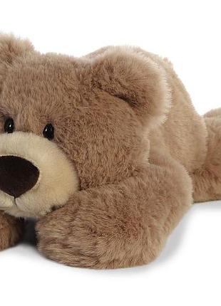 Іграшка м'яконабивна ведмідь лежачий коричневий 28 см (171456c)