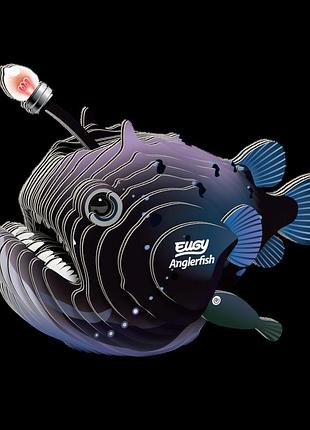 Сборная 3д модель зоопарк: рыба морской черт (xeg-116)