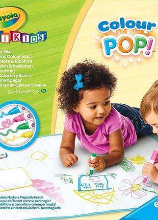 Mini kids багаторазовий килимок для малювання з фломастерами (81-8132)