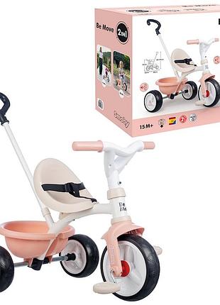 Дитячий металевий велосипед 2 в 1 "бі муві. рожева перлина", 68х52х52 см, 15 міс.+ (7600740339)