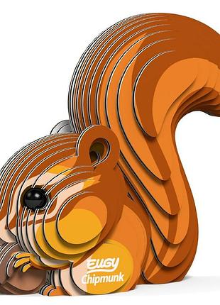 Сборная 3д модель зоопарк: бурундук (xeg-041)