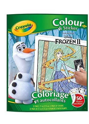 Раскраска disney frozen 32 страницы и 4 страницы наклеек (04-5864g)