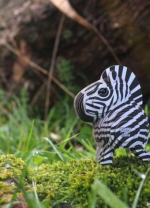 Збірна 3д модель зоопарк: зебра (xeg-011) 7