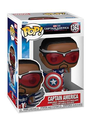 Ігрова фігурка funko pop! серії "капітан америка: чудесний новий світ" – капітан америка (75990)