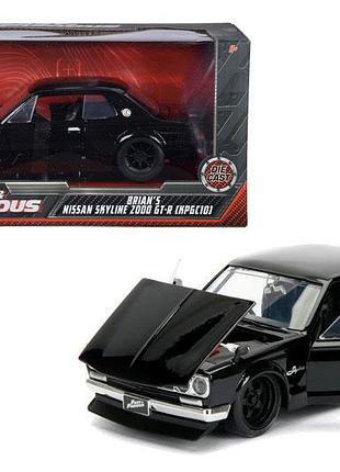 Машина металева jada "форсаж" ніссан скайлайн 2000, масштаб 1:24, 8+ (253203004)