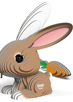 Сборная 3д модель зоопарк: кролик (xeg-071)