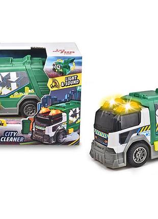 Сміттєвоз "прибирач міста" з відкривним контейнером, звук. та світл. ефектами, 15 см, 3+ (3302029)
